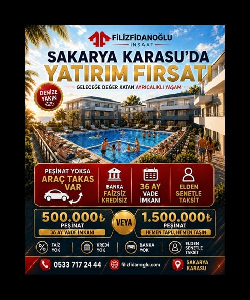 Filizfidanoğlu İnşaat Karasu Projeleri